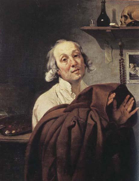 Johann Zoffany Self-Portrait as a Monk Sweden oil painting art